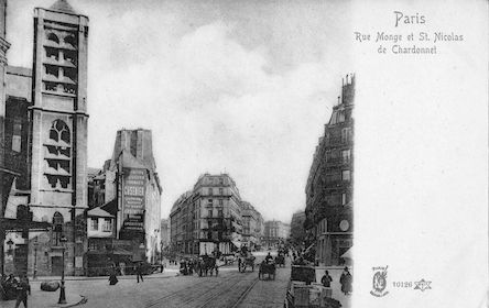 881 Rue Monge et église St. Nicolas de Chardonnet