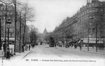 888 Avenue des Gobelins, prise du Boulevard Saint-Marcel