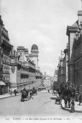 896 La Rue Saint-Jacques et la Sorbonne