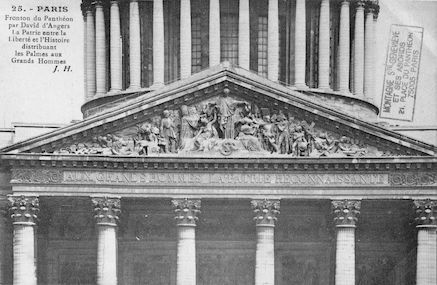 90. PAnthéon. Fronton de David D'Angers