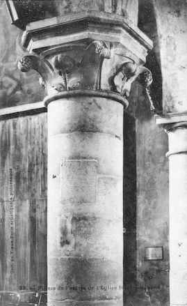 920 Eglise Saint Julien-le-pauvre. Pilier