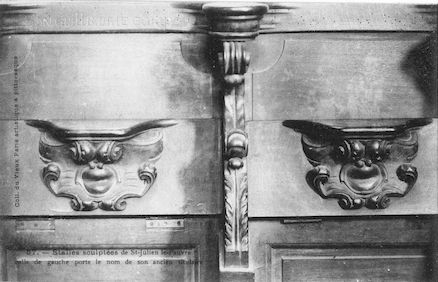 922 Eglise Saint Julien-le-pauvre. Stalles sculptées