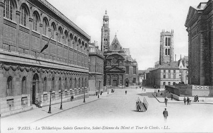 925 Bibliothèque Sainte Geneviève, Eglise Saint Etienne-du-Mont et Tour de Clovis
