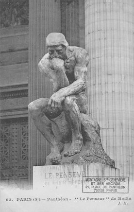 94 Panthéon. Le Penseur de Rodin