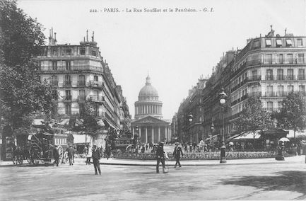 952 La rue Soufflot et le Panthéon
