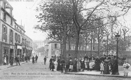 979 Rue du fer à moulin et square Scipion