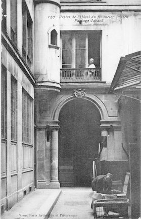 982 Reste de l'hotel du financier Jabach. Passage Jabach ( 14è arrondissement)