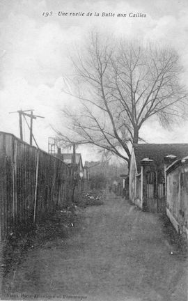 987 Une ruelle de la Butte aux cailles