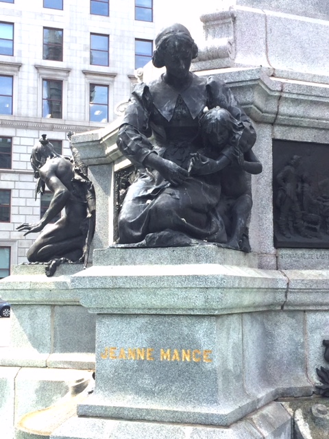 Jeanne Mance#2-J.C Goulon-Place d'armes-Montréal