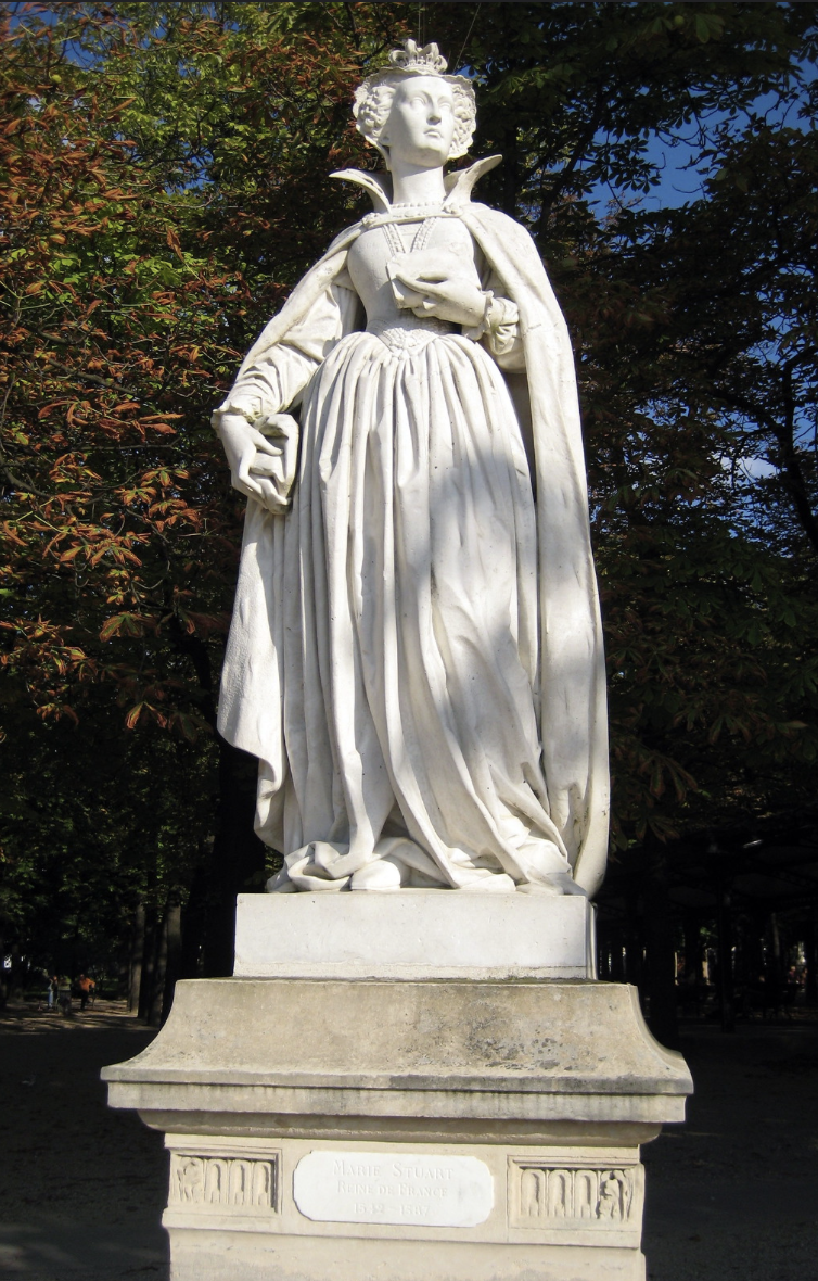 Statue de marie stuart jardin du luxembourg