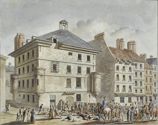 The september massacres outside the abbaye prison 16422